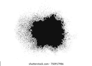 Black grainy texture isolated on white background. Distress overlay textured. Grunge design elements. Vector illustration,eps 10.