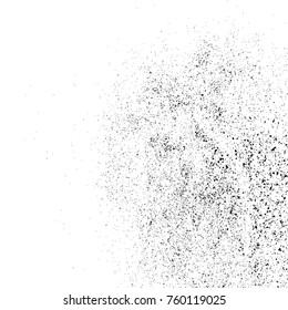 Black grainy texture isolated on white background. Distress overlay textured. Grunge design elements. Vector illustration,eps 10.