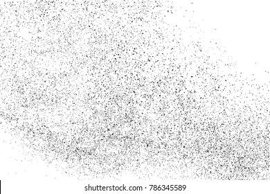 Black grainy texture isolated on white background. Distress overlay textured. Grunge design elements. Vector illustration,eps 10.