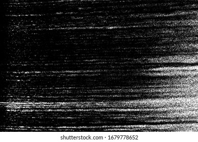 Textura de onda granulada negra aislada sobre fondo blanco. Superposición del polvo. Granulado de ruido oscuro. Imagen generada digitalmente. Elementos de diseño de vectores. Ilustración, Eps 10.