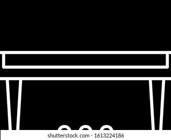 Black Grand piano icon isolated on white background. Musical instrument.  Vector Illustration