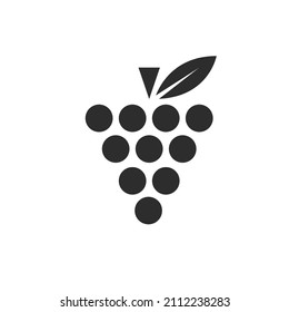 black grape  icon vector illustrtion  template