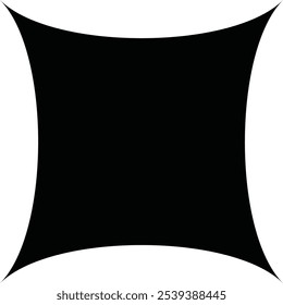 Elementos de design gráfico preto para decoração, Círculo, Quadrado e Oval Elementos, Formas para Adesivos