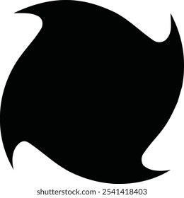 Black graphic design elements for decoration, Circle, Square and Oval Elements, Shapes for Stickers
