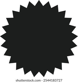 Elementos de Diseño gráfico negro para decoración, Formas geométricas, Elementos circulares, cuadrados y ovalados, Formas para pegatinas