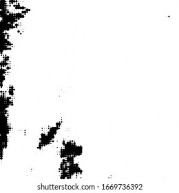 Black Graphic Dots Halftone.. Abstract Gradation. Comic Background. Vector Print. Black Dots Point. Circle Element. Gradient Banner. Grunge Grid. Geometric Elements.