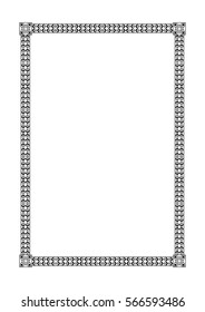 Black graphic frame
