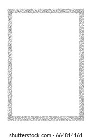Black graphic frame