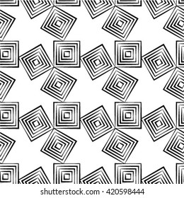 Black graphic pattern background vector. Modern stylish texture.