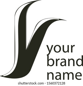 Black Grass Logo Vector Design