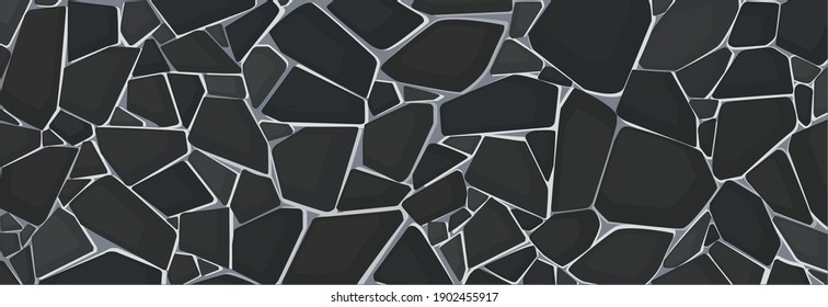 black gravel texture wallpaper. vector illustration eps10