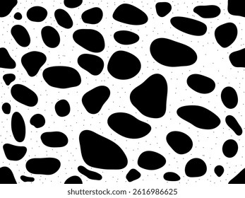 Black gravels and sands seamless background