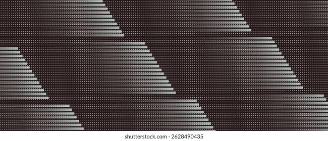 Fondo abstracto gris negro con líneas grises de medio tono patrón delicado. Pequeña caja de punto de luz. Línea curva, espacio cósmico de la galaxia. invitación de la fiesta de cumpleaños.