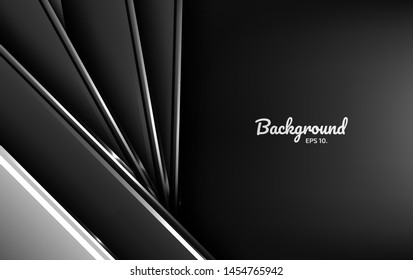 Black and gray abstract vector background images Modern geometric design concepts