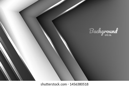 Black and gray abstract vector background images Modern geometric design concepts 
