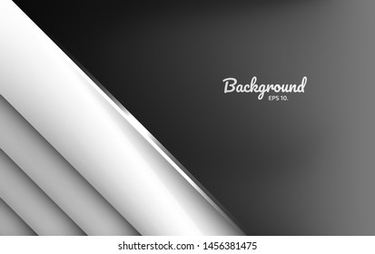 Black and gray abstract vector background images Modern geometric design concepts 