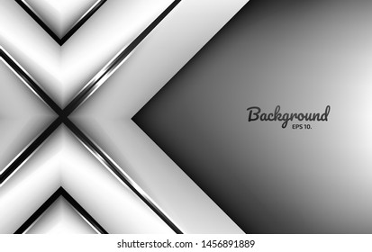 Black and gray abstract vector background images Modern geometric design concepts 