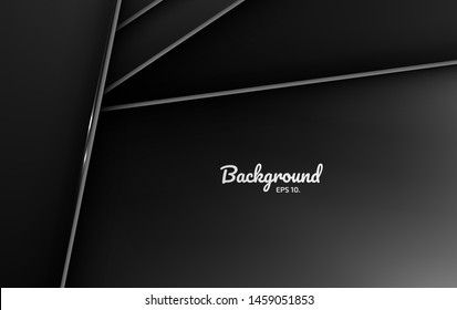 Black and gray abstract vector background images Modern geometric design concepts 