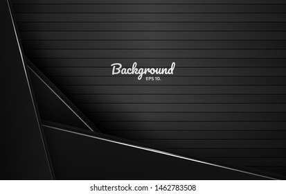 Black and gray abstract vector background images Modern geometric design concepts 