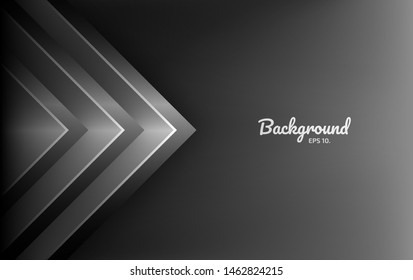 Black and gray abstract vector background images Modern geometric design concepts 