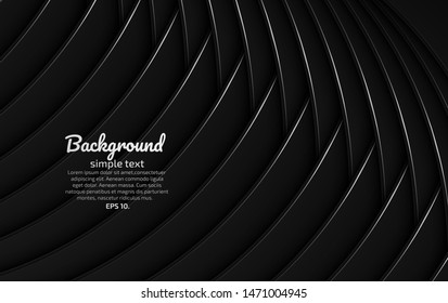 Black and gray abstract vector background images Modern geometric design concepts 