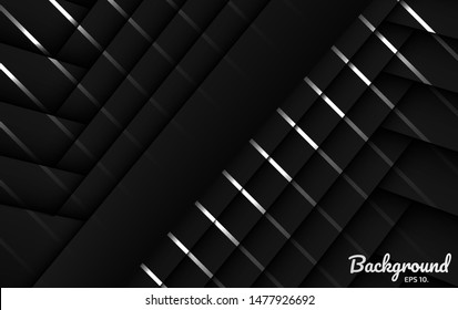Black and gray abstract vector background images Modern geometric design concepts 
