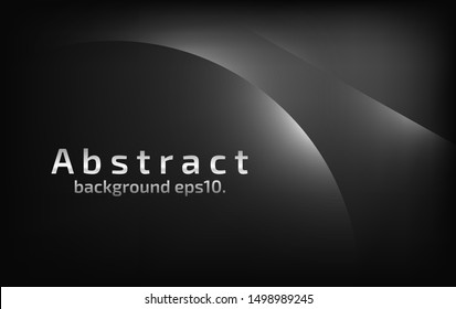 Black and gray abstract vector background images Modern geometric design concepts