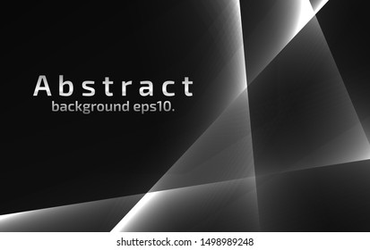 Black and gray abstract vector background images Modern geometric design concepts
