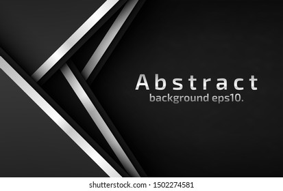 Black and gray abstract vector background images Modern geometric design concepts