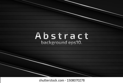 Black and gray abstract vector background images Modern geometric design concepts