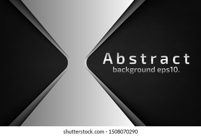 Black and gray abstract vector background images Modern geometric design concepts