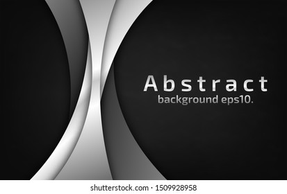 Black and gray abstract vector background images Modern geometric design concepts