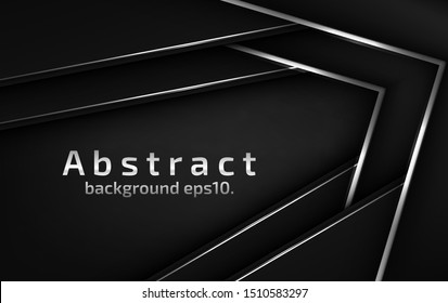 Black and gray abstract vector background images Modern geometric design concepts