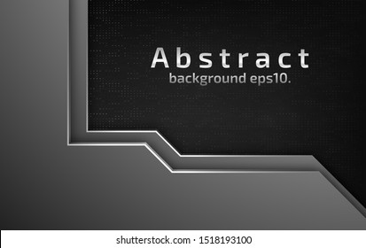 Black and gray abstract vector background images Modern geometric design concepts