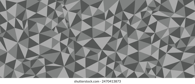 Black gray Background with Triangle Pattern vector