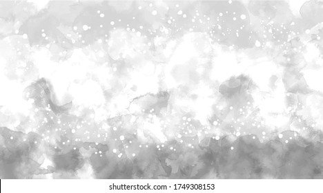 Black gray beautiful watercolor background. Watercolor Black background abstract. Watercolor gray background abstract.  Watercolor colorful, pastel color, rainbow, splash, sky, texture, wallpaper.