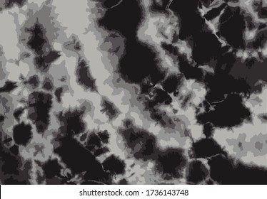 Black Gray Color Tie Dye Background