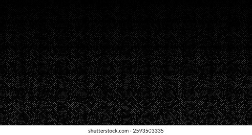 Black Gray Dotted Gradient Dissolve Background