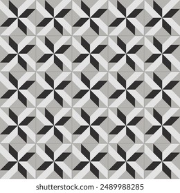 black and gray floor, cement tiles, cute pattern, decorative seamless background