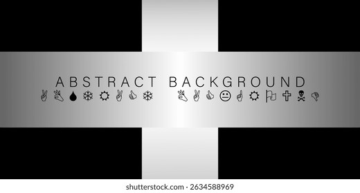 Diseño de fondo abstracto moderno gris negro