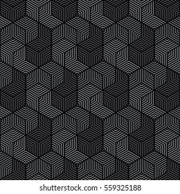 Black And Gray Pattern,background Line Geometric,modern Stylish Texture,vector