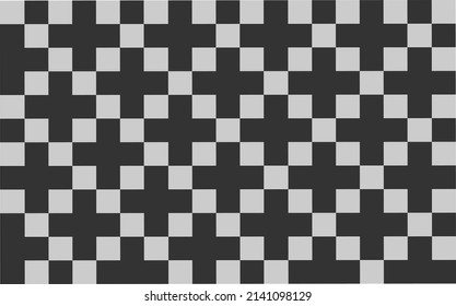 Black Gray Seamless Grid Grid Abstract Vector Background