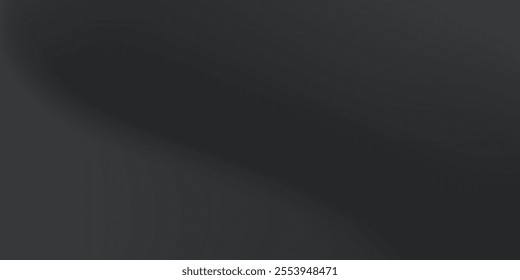 Black gray simple plain wall light , Noise intensive Holographic blend blurred smooth transitions tone. vector illustration.