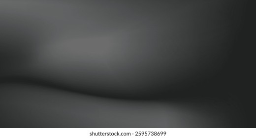 Black gray simple plain wall light , Noise intensive Holographic blend blurred smooth transitions tone empty presentation design , futuristic  background