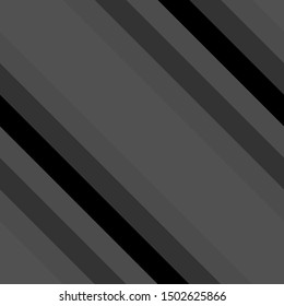 Black and gray sloping lines, men's tie design. Seamless vector pattern.