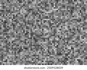 Black and gray square mosaic background. Modern colorful texture. Vector illustration.