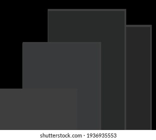 Black Gray Square Multicolored Vector Background Illustration