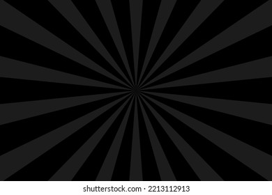 Black and gray sunburst background