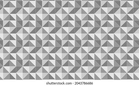 Black, Gray triangular pattern vector background