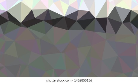 Black, gray and white modern gradient triangle background texture made out of triangles of  different sizes in vector art, to be used as background/texture for sites/posters (Low Poly texture)